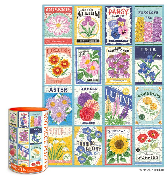 Seed Packets 500 Pc Puzzle