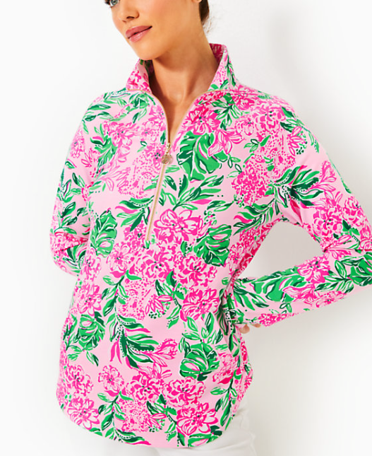 UPF 50+ Skipper Popover | Conch Shell Pink Koala La La