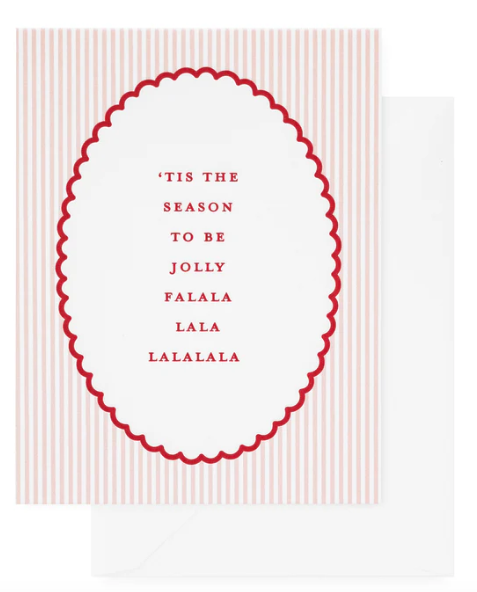 'Tis the Season Stripe Card