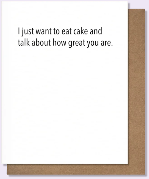 Cake & Great Birthday Card