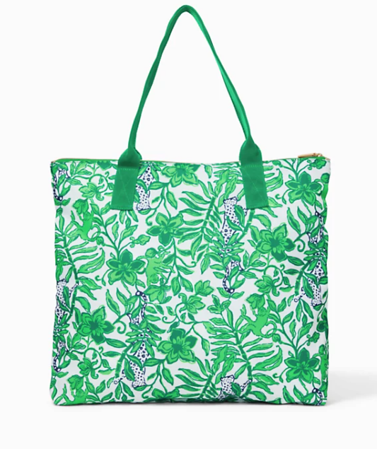 Piper Packable Tote | Fiddle Leaf Green Lil Escape Plan