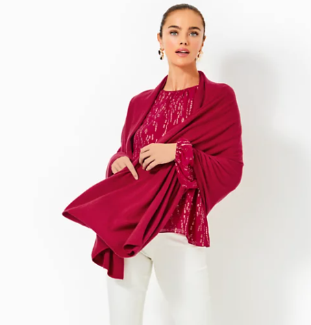 Lanelle Wrap | Malbec Red