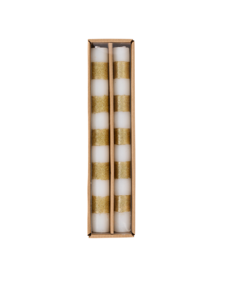 Gold Stripe Taper Set