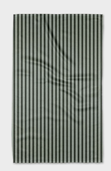 Geometry Tea Towel | Pine Stripe
