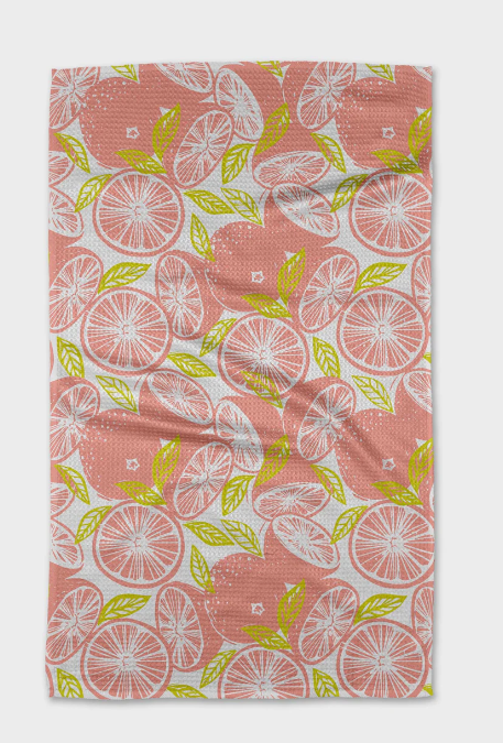 Geometry Tea Towel | Grapefruits
