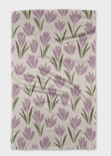 Geometry Tea Towel | Tulip Bulbs