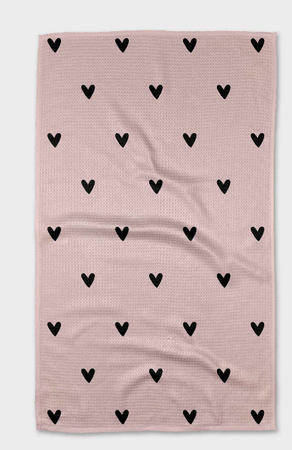 Geometry Tea Towel | Sweet Hearts
