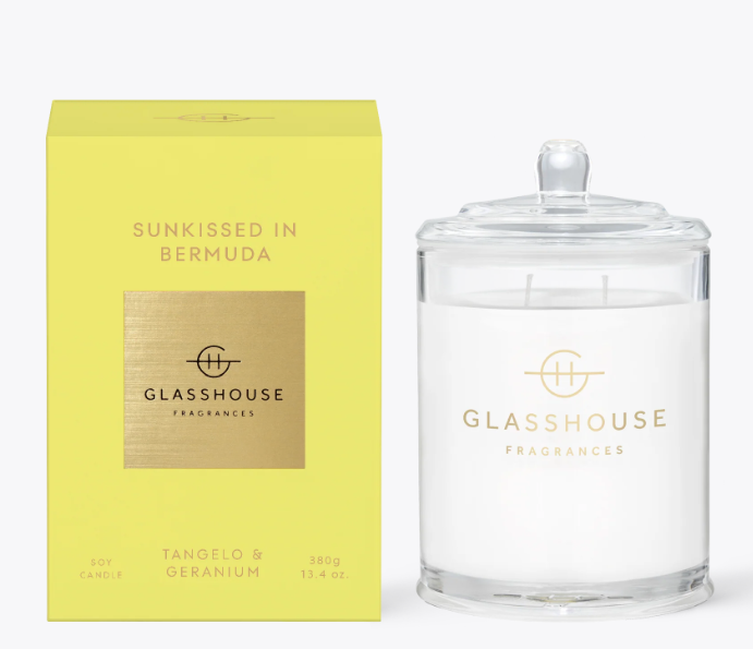 Glasshouse 13.4oz Candle | Sunkissed in Bermuda