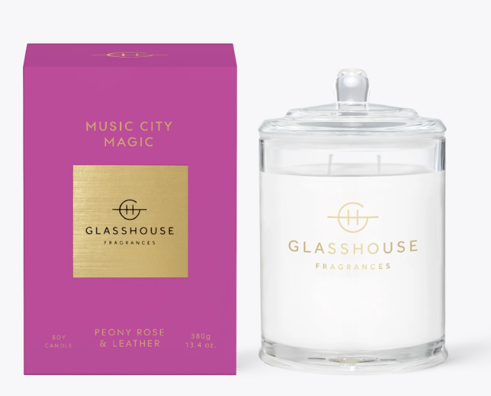 Glasshouse 13.4oz Candle | Music City Magic