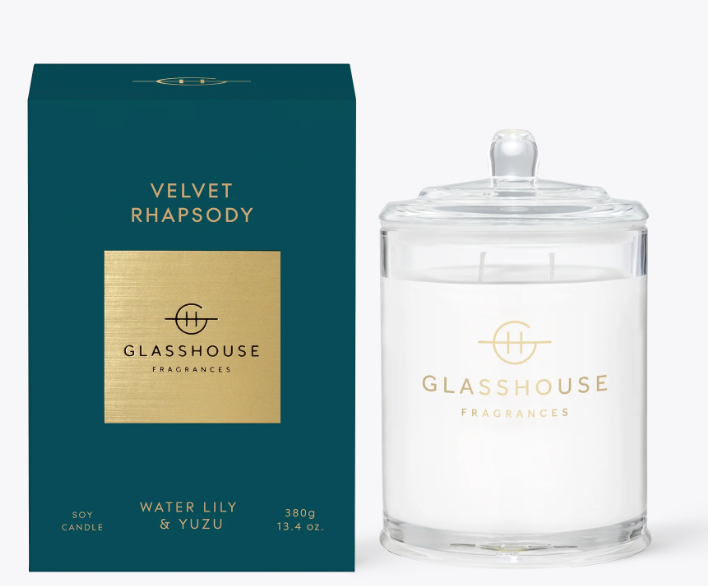 Glasshouse 13.4oz Candle | Velvet Rhapsody