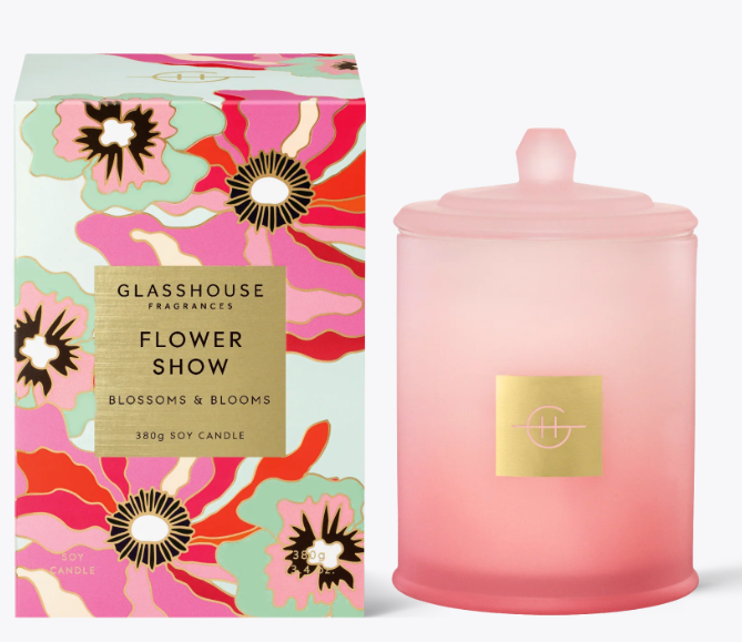 Glasshouse 13.4oz Candle | Flower Show