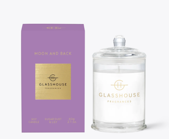 Glasshouse 2.1oz Candle | Moon and Back