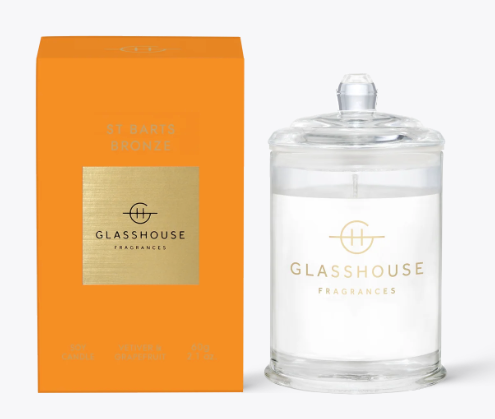 Glasshouse 2.1oz Candle | St Barts Bronze