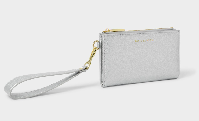 Zara Wristlet Purse | Silver