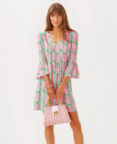 Danika Tunic Dress | Fauna Green Party Like A Pineapple