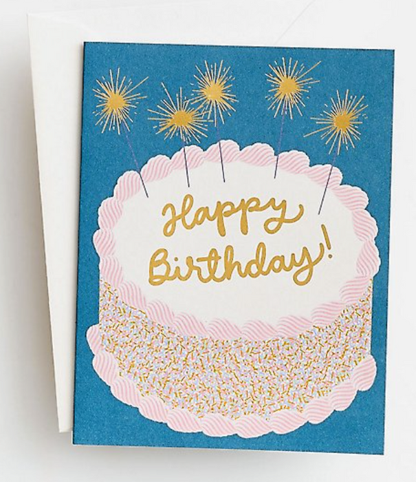 Cake Foil Birthday Card
