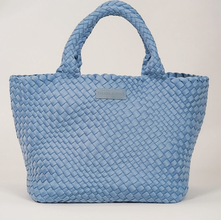 Denim Woven Tote