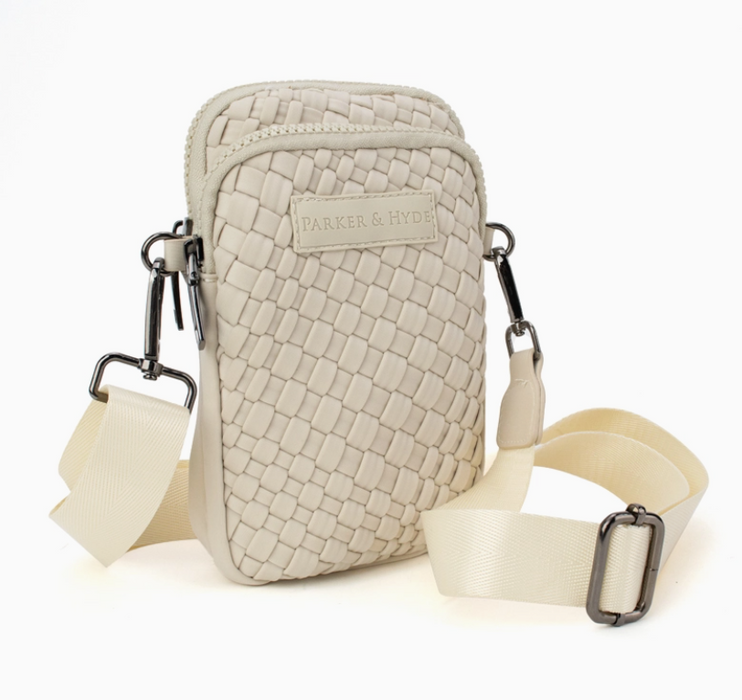 Bone Woven City Crossbody