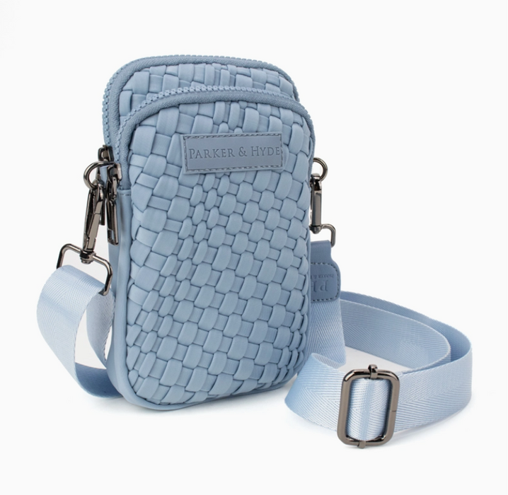 Denim Woven City Crossbody