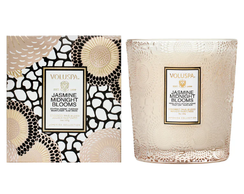 Jasmine Midnight Blooms Voluspa Candle | Classic 9oz