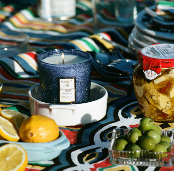 Mediterranean Lemon Voluspa Candle | Classic 9oz