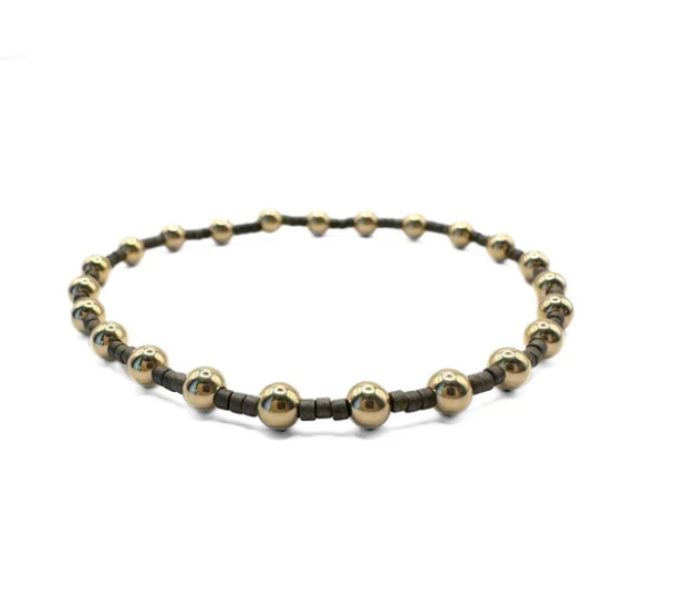 Graphite 4mm Newport Waterproof Bracelet