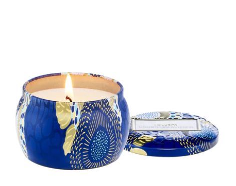 Mediterranean Lemon Voluspa Candle | Mini Tin