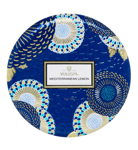 Mediterranean Lemon Voluspa Candle | 3 Wick