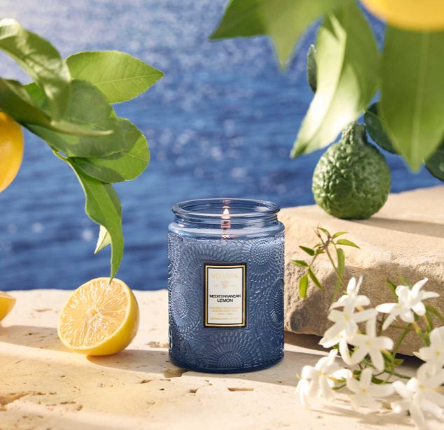 Mediterranean Lemon Voluspa Candle | Small Jar