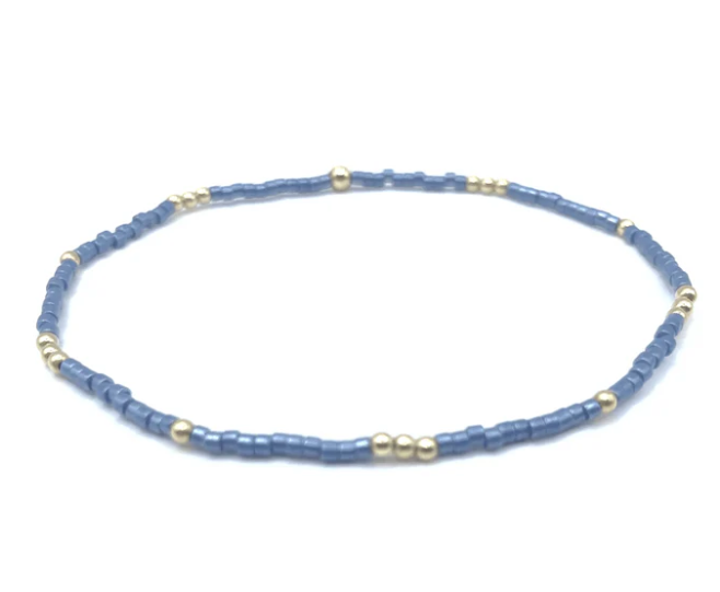 2mm Steel Blue Newport Waterproof Bracelet