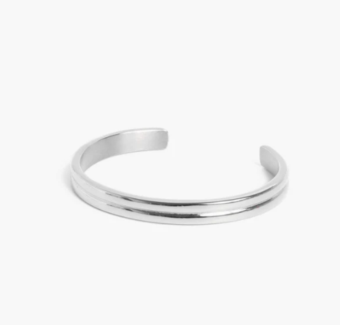 Petra Silver Water-Resistant Cuff