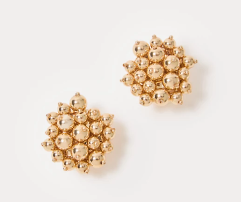 Tidepool Treasures Earrings | Gold Metal