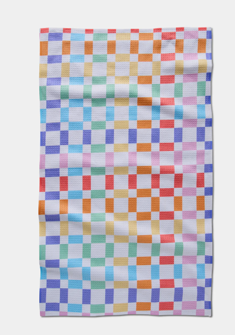 Geometry Tea Towel | Over the Rainbow