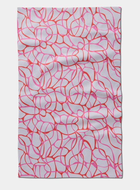 Geometry Tea Towel | Bubble Abstract