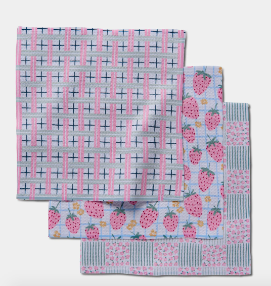 Geometry Dishcloth Set | Spring Picnic Day