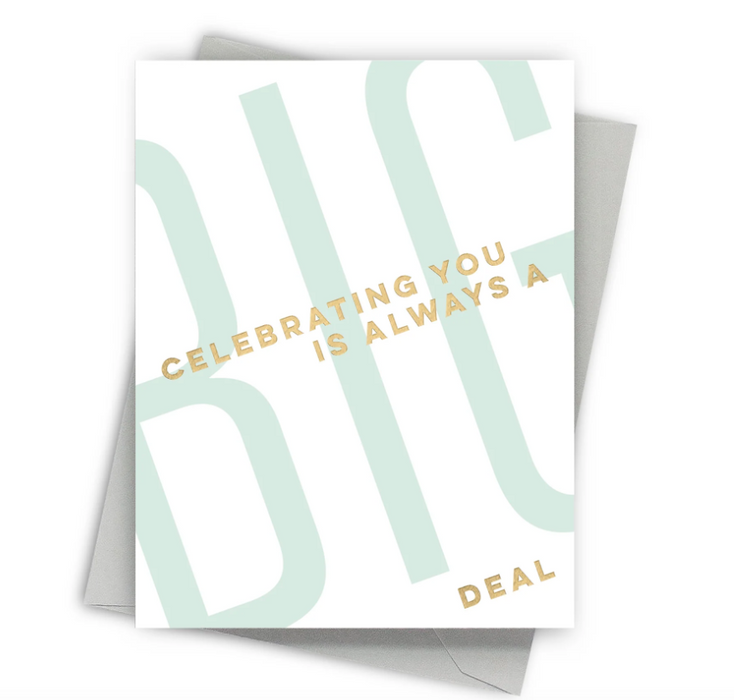 Celebrating You Birthday Card