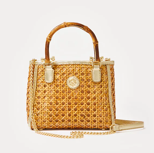 Adrian Cane Mini Bag | Natural