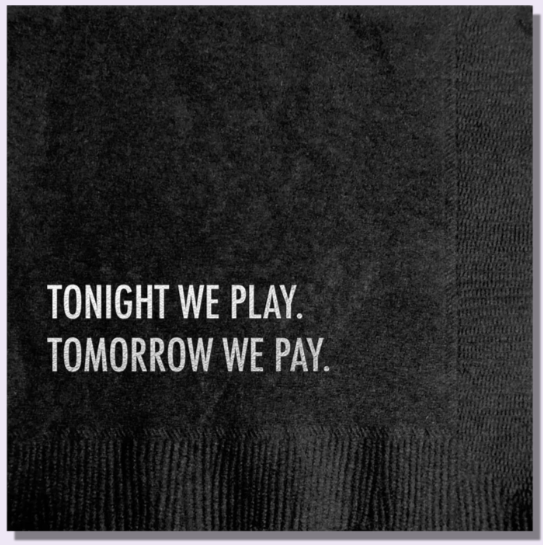 Pay & Play Napkins