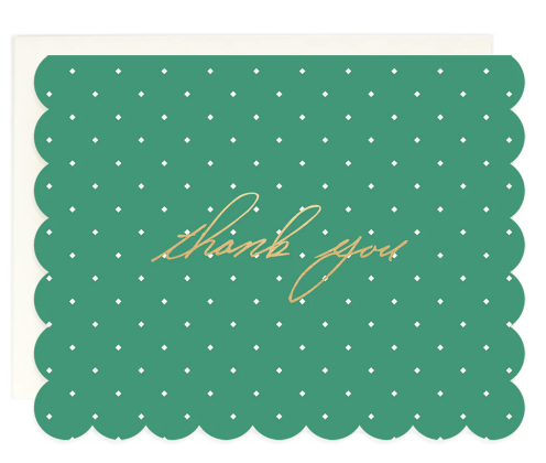Thank You Diamond Dot Card Box Set of 8