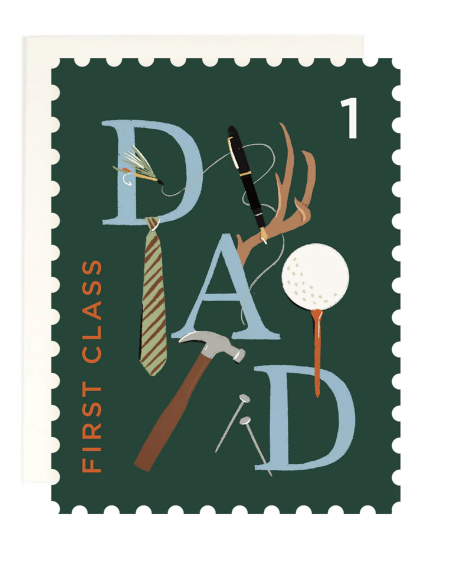 First Class Dad Card