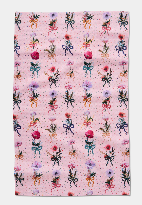 Geometry Tea Towel | Bows and Dots
