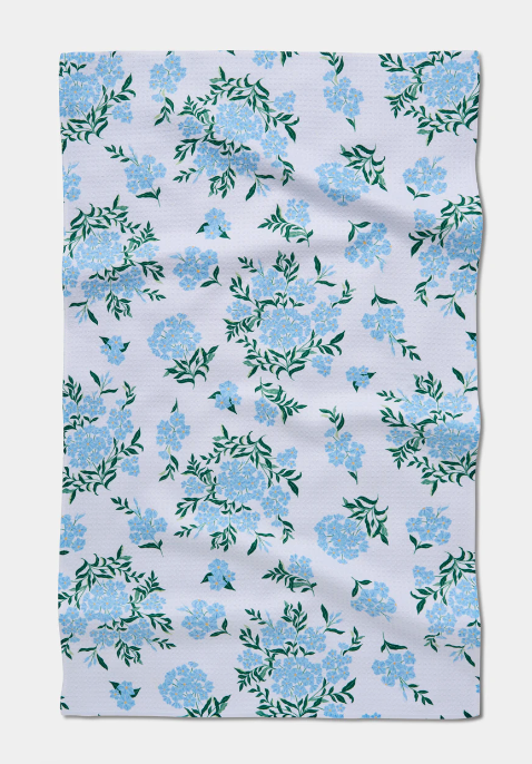 Geometry Tea Towel | Plumbago