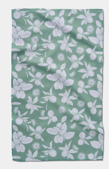 Geometry Tea Towel | Summer Limes