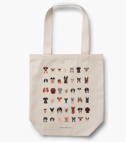 Dog Days Canvas Tote Bag