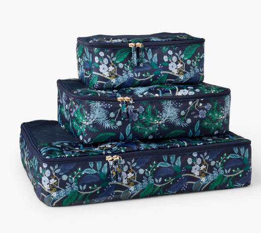Peacock Packing Cube Set