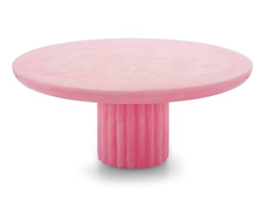 Pink Resin Cake Stand