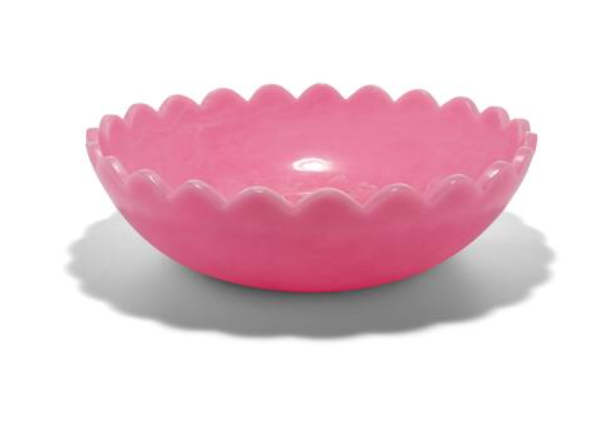 Lg Pink Resin Bowl
