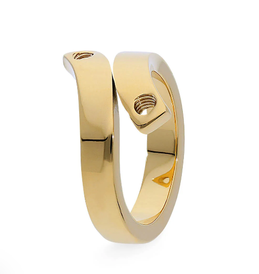 Qudo Duo Ring w/Two Gem Toppers