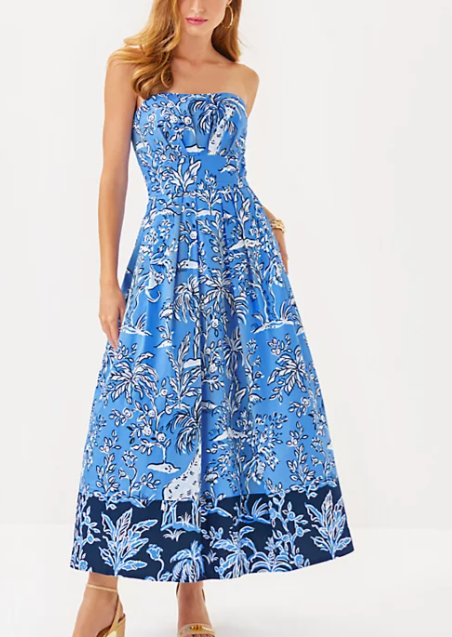 Kenni Midi Dress | Sunwashed Blue