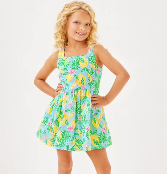Girls Bellefleur Dress | Bluette Make Lemonade